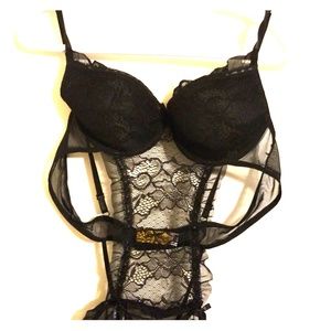 (OBO) Black lace lingerie